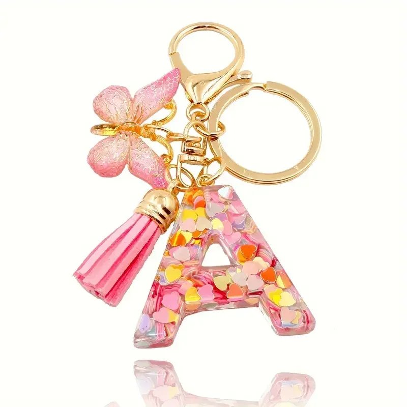 A-Z Letter Keychain – Metal Pendant, Car & Bag Charm, Gift Jewelry A-Z Letter Keychain – Metal Pendant, Car & Bag Charm, Gift Jewelry