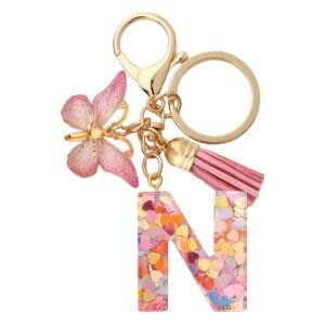 A-Z Letter Keychain – Metal Pendant - Image 5