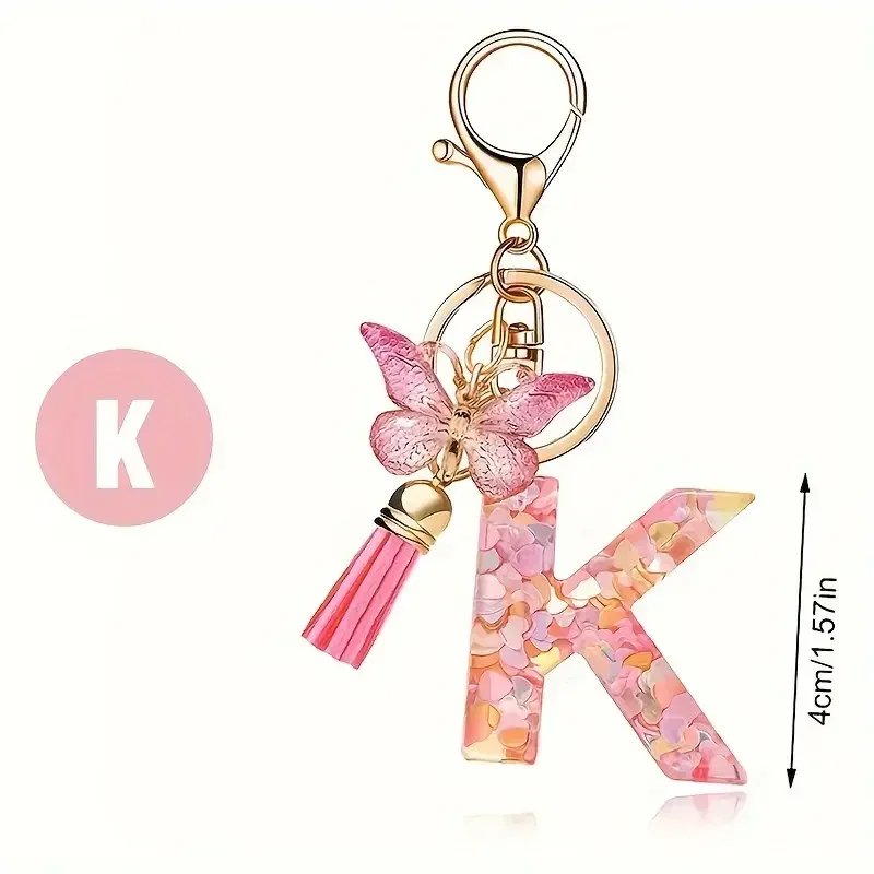 A-Z Letter Keychain – Metal Pendant, Car & Bag Charm, Gift Jewelry A-Z Letter Keychain – Metal Pendant, Car & Bag Charm, Gift Jewelry