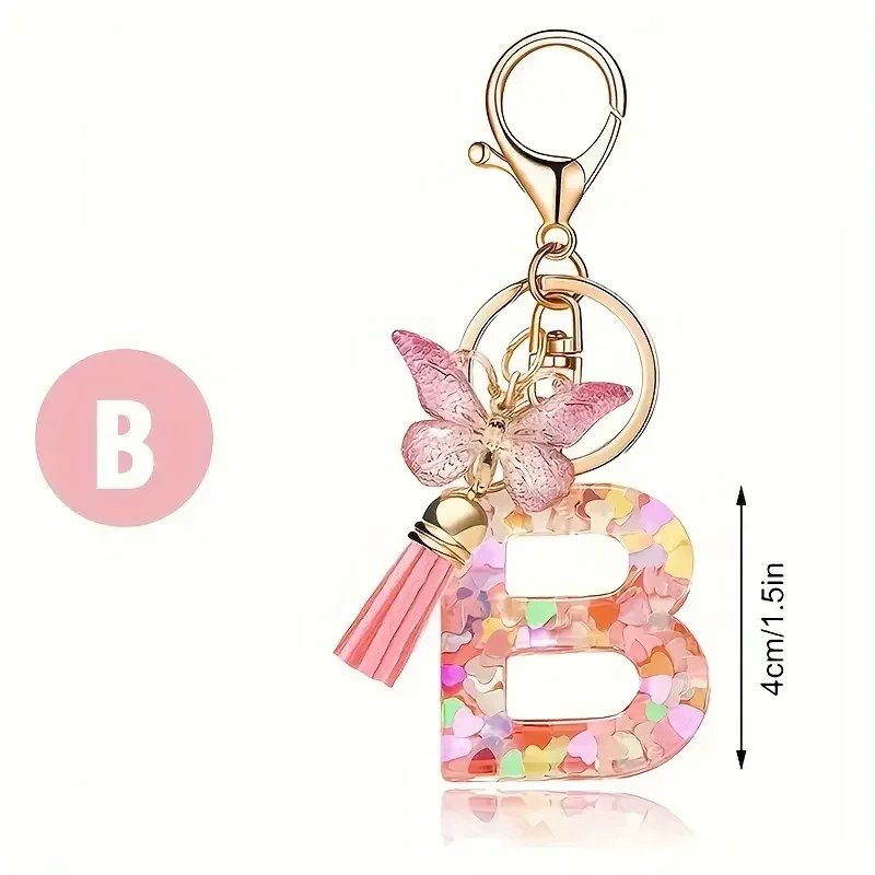 A-Z Letter Keychain – Metal Pendant, Car & Bag Charm, Gift Jewelry A-Z Letter Keychain – Metal Pendant, Car & Bag Charm, Gift Jewelry