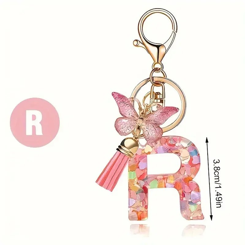 A-Z Letter Keychain – Metal Pendant, Car & Bag Charm, Gift Jewelry A-Z Letter Keychain – Metal Pendant, Car & Bag Charm, Gift Jewelry