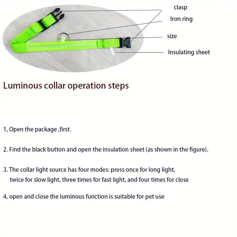 LED Nylon Dog Leash & Collar LED Nylon Dog Leash & Collar