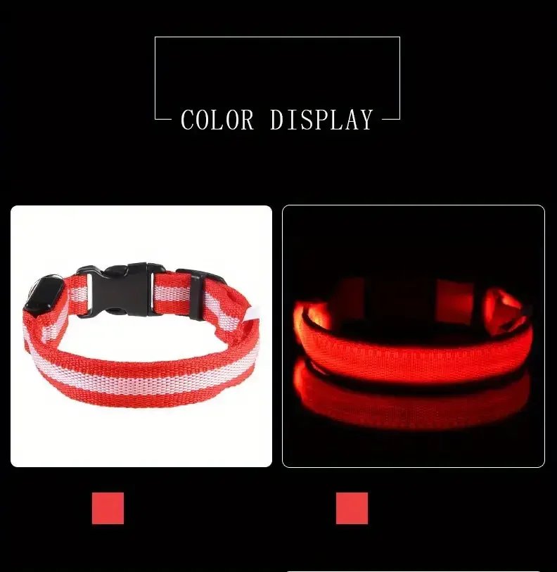 LED Nylon Dog Leash & Collar LED Nylon Dog Leash & Collar