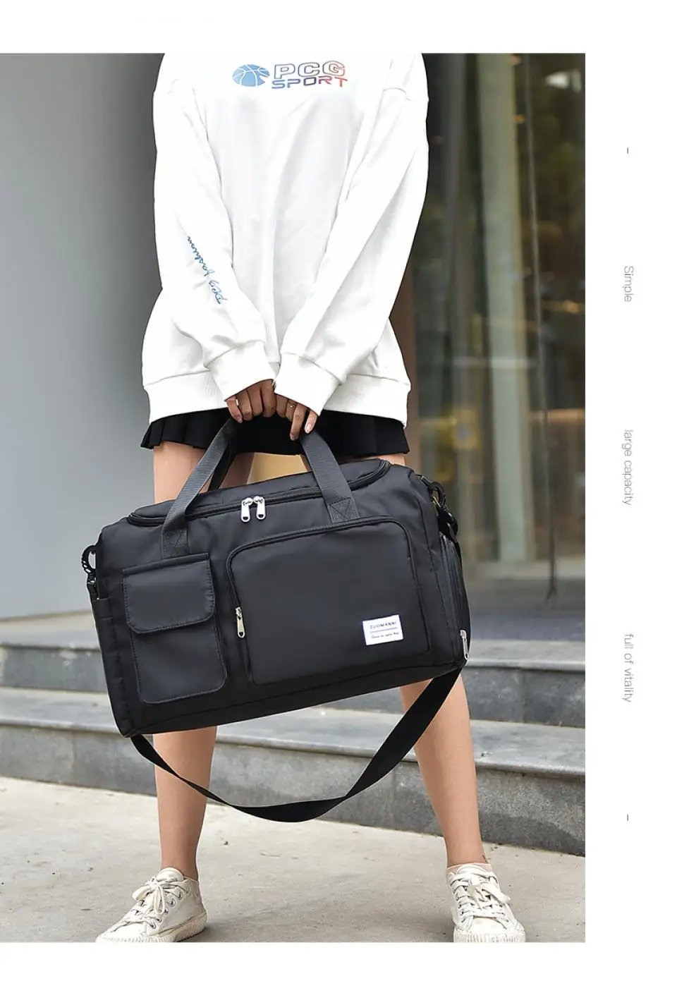 👜 Large Travel Duffle Bag with Shoe Compartment 👜 Large Travel Duffle Bag with Shoe Compartment