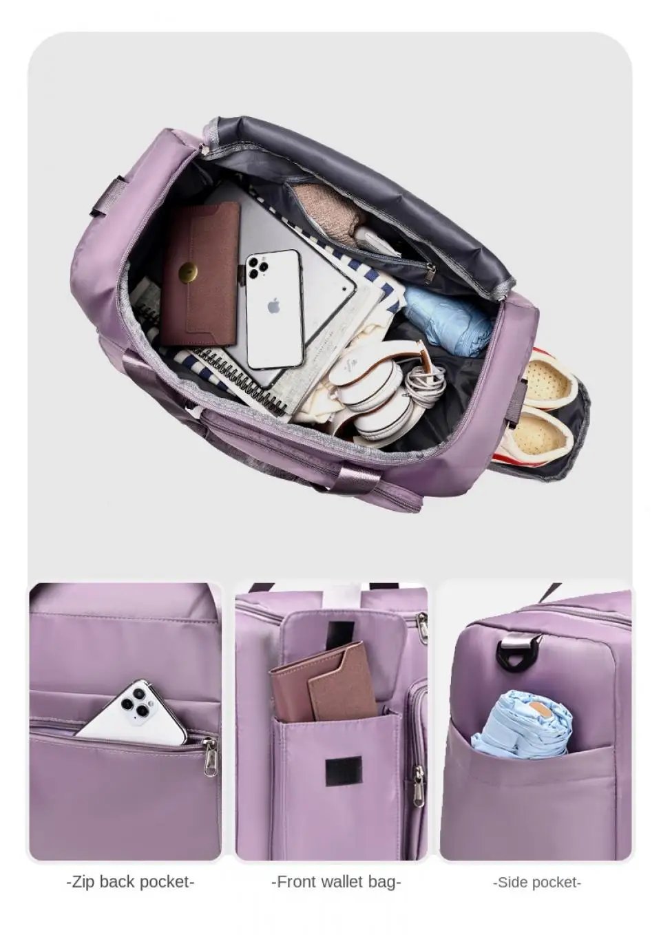 👜 Large Travel Duffle Bag with Shoe Compartment 👜 Large Travel Duffle Bag with Shoe Compartment