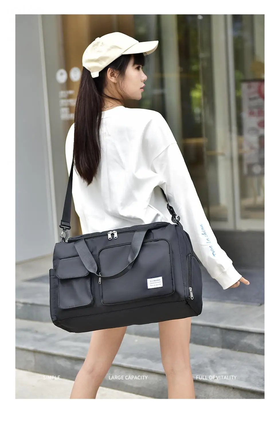 👜 Large Travel Duffle Bag with Shoe Compartment 👜 Large Travel Duffle Bag with Shoe Compartment