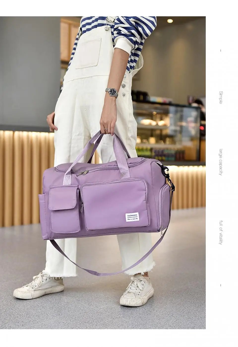👜 Large Travel Duffle Bag with Shoe Compartment 👜 Large Travel Duffle Bag with Shoe Compartment