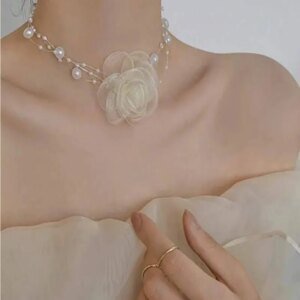 Velvet Bow Tie Necklace for Women - Image 5