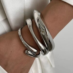 Vintage Hip-Hop Cuff Bracelet - Image 5