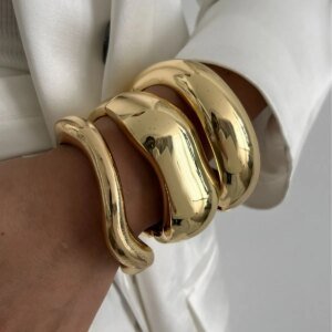 Vintage Wide Cuff Bracelet - Image 3