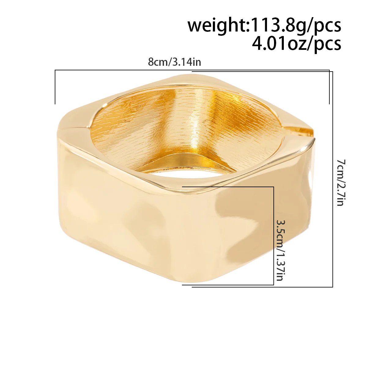 Exaggerated Punk Wide Cuff Bracelet Exaggerated Punk Wide Cuff Bracelet