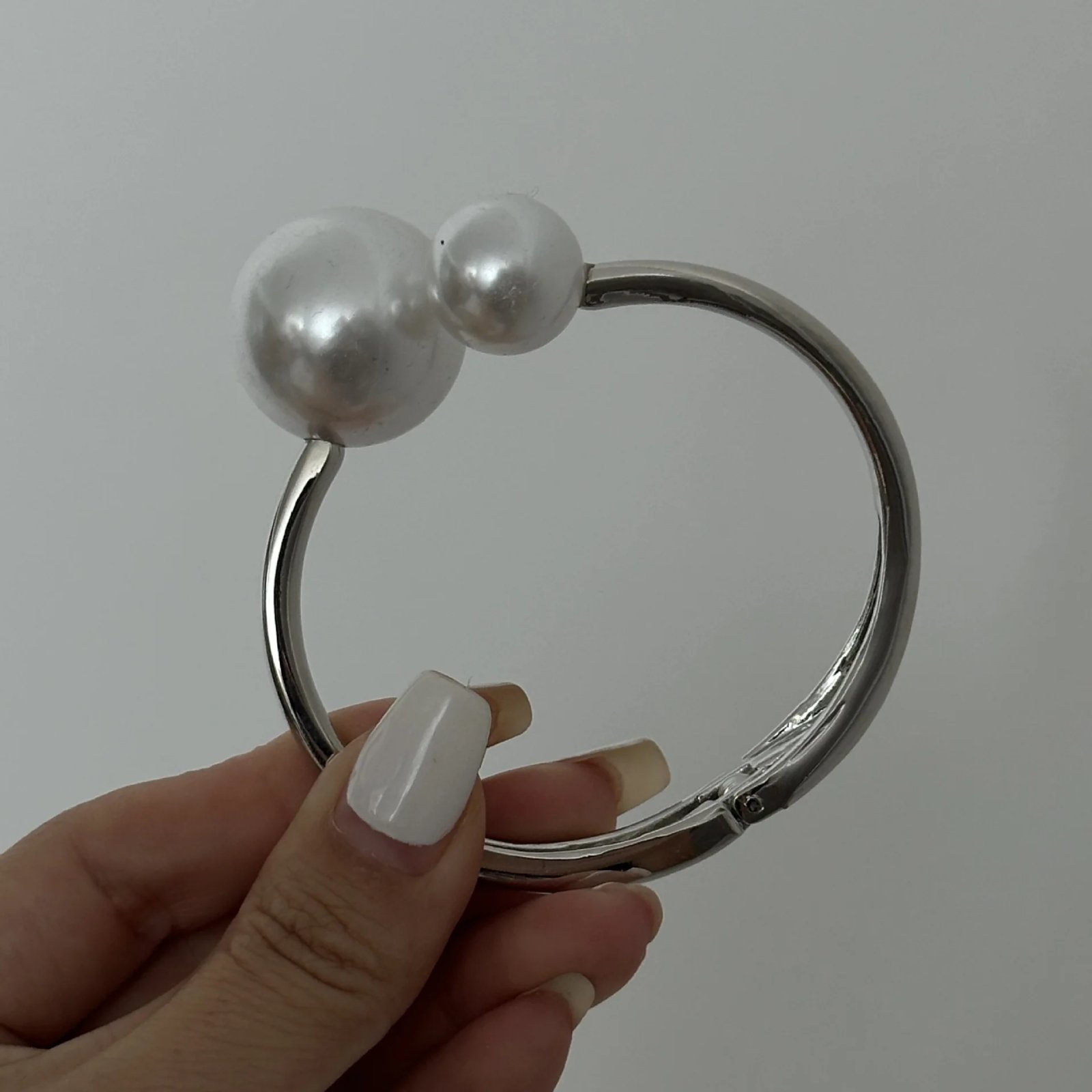 Vintage Pearl Wide Cuff Bracelet Vintage Pearl Wide Cuff Bracelet