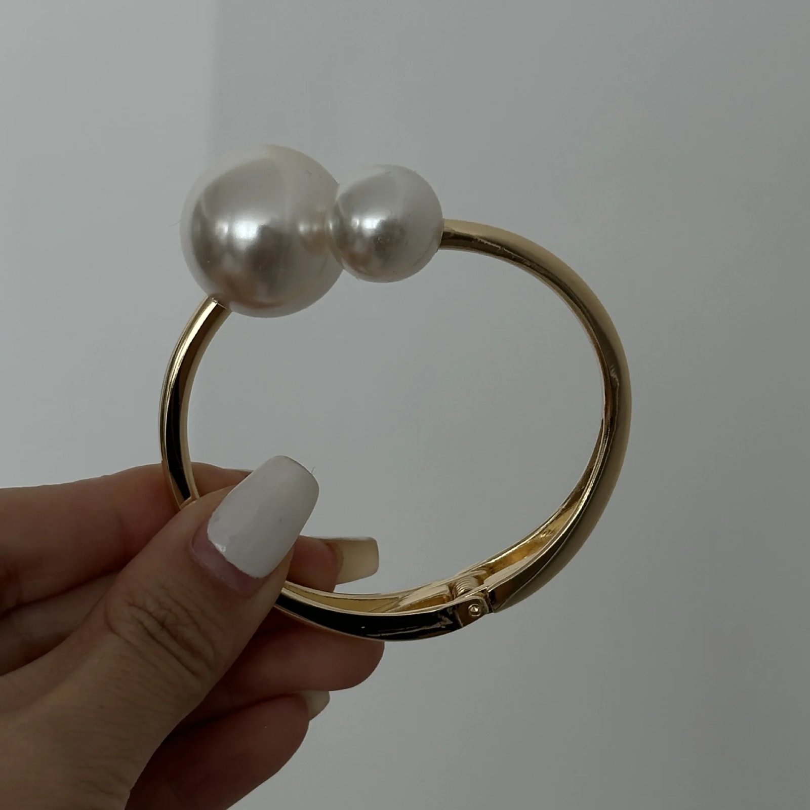 Vintage Pearl Wide Cuff Bracelet Vintage Pearl Wide Cuff Bracelet