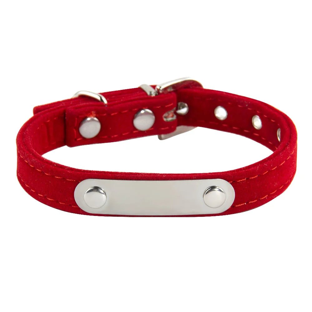 Personalized Soft Velvet Cat Collar Personalized Soft Velvet Cat Collar