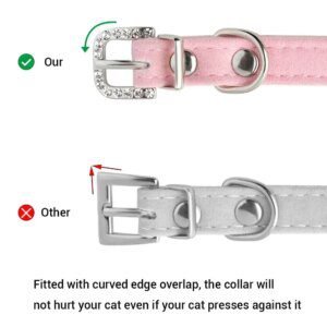 Personalized Soft Velvet Cat Collar - Image 5