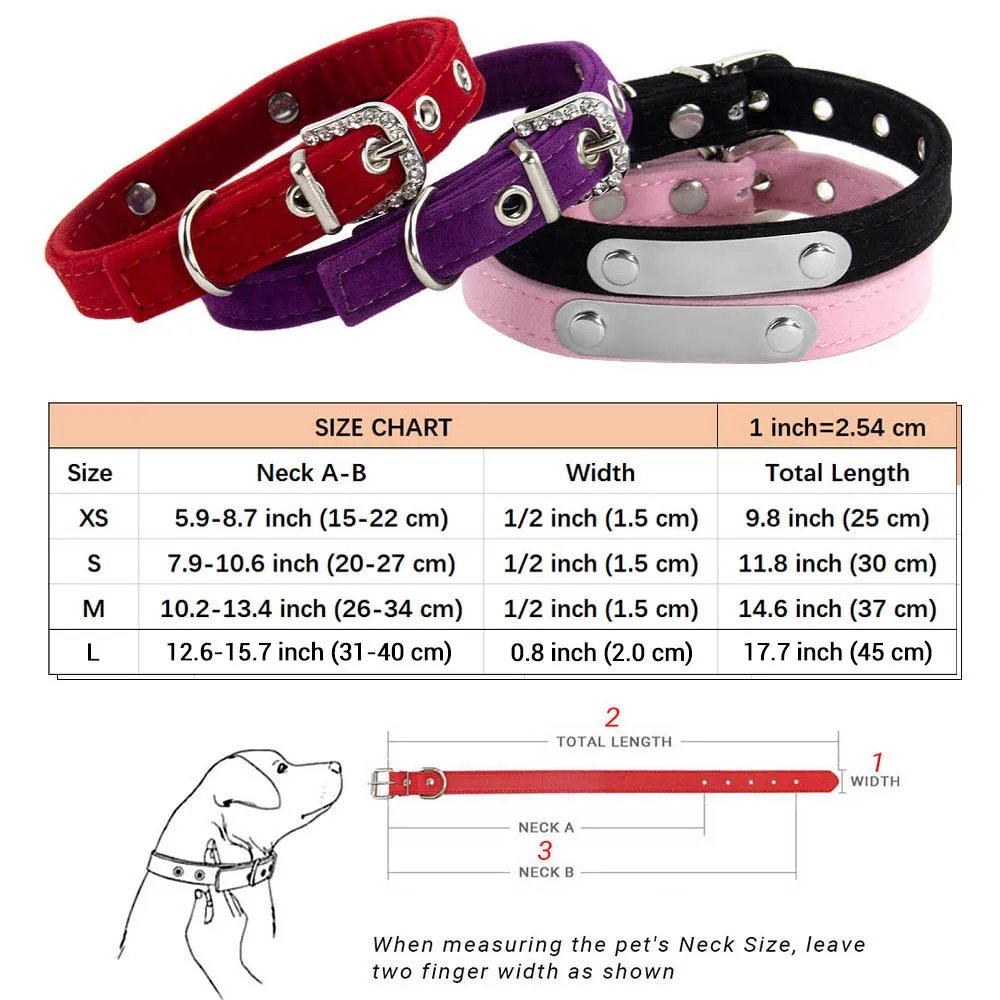 Personalized Soft Velvet Cat Collar Personalized Soft Velvet Cat Collar