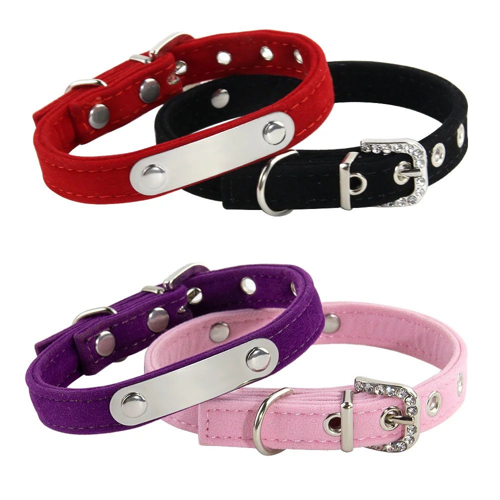 Personalized Soft Velvet Cat Collar Personalized Soft Velvet Cat Collar