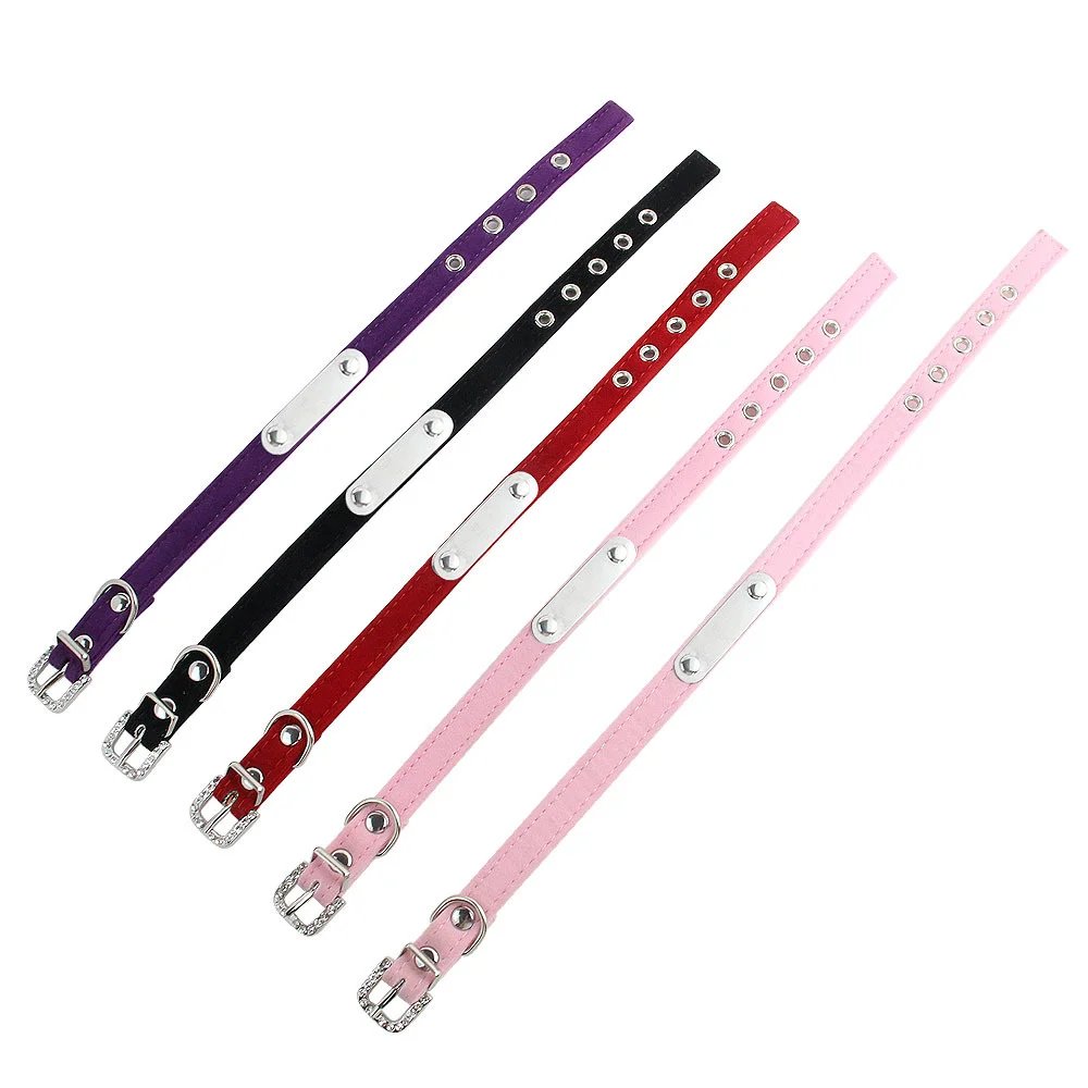Personalized Soft Velvet Cat Collar Personalized Soft Velvet Cat Collar