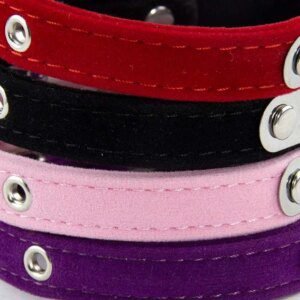 Personalized Soft Velvet Cat Collar - Image 6