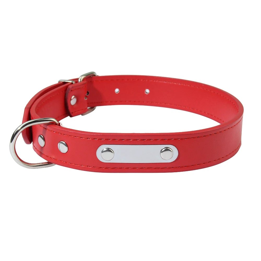 Customized PU Leather Dog Collar Customized PU Leather Dog Collar