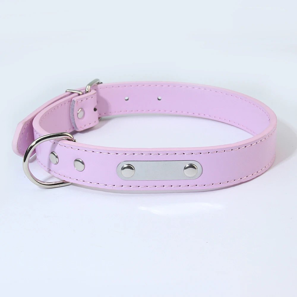 Customized PU Leather Dog Collar Customized PU Leather Dog Collar