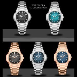 Luxury Men's Stainless Steel Quartz Watch - Image 6