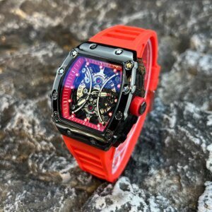 Men's Luxury Wine Barrel Dial Watch - Image 5