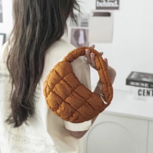 Fashion Mini Puffer Tote Bag - Image 3
