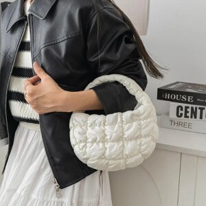 Fashion Mini Puffer Tote Bag - Image 6