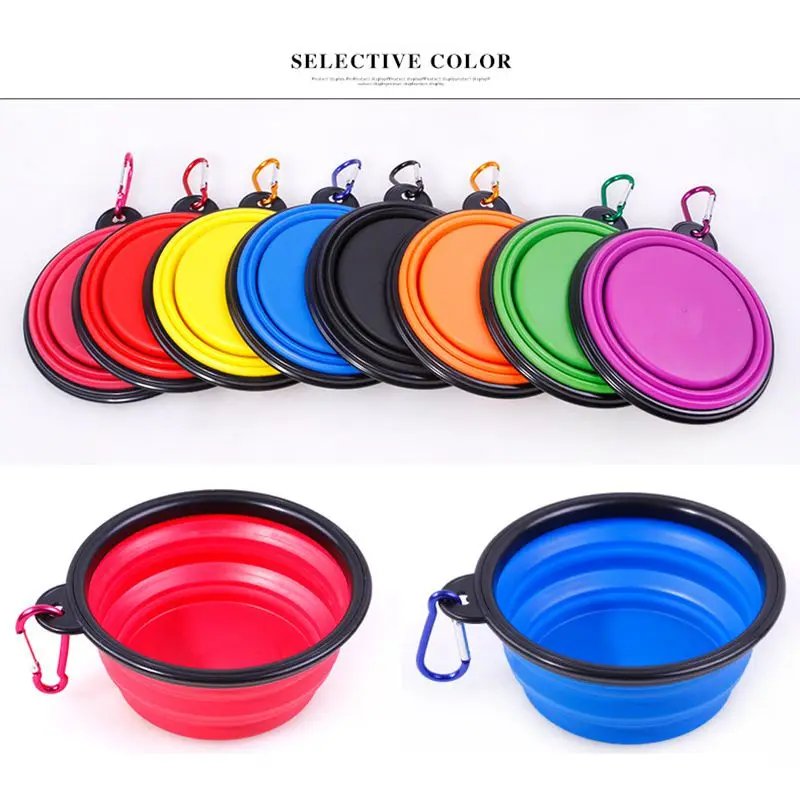 Portable Folding Silicone Dog Bowl Portable Folding Silicone Dog Bowl