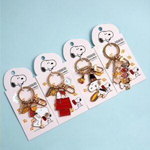 Anime SNOOPY & Charlie Metal Keychain - Image 3