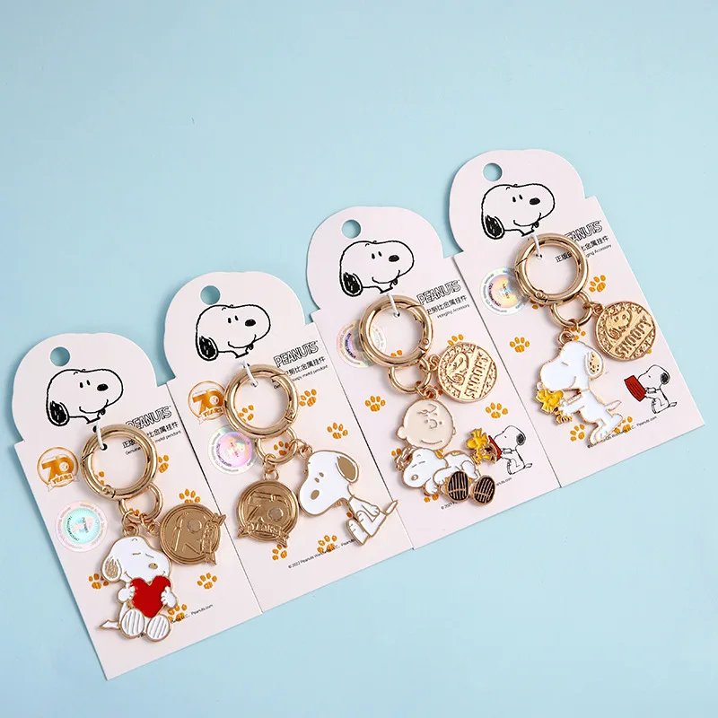 Anime SNOOPY & Charlie Metal Keychain Anime SNOOPY & Charlie Metal Keychain