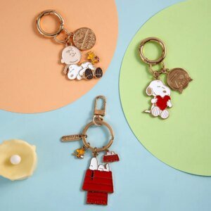 Anime SNOOPY & Charlie Metal Keychain - Image 4