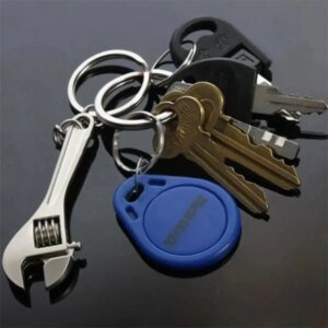 Adjustable Wrench Spanner Keychain - Image 3