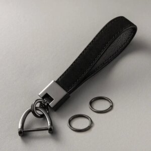 Luxury Genuine Leather Keychain - Image 6