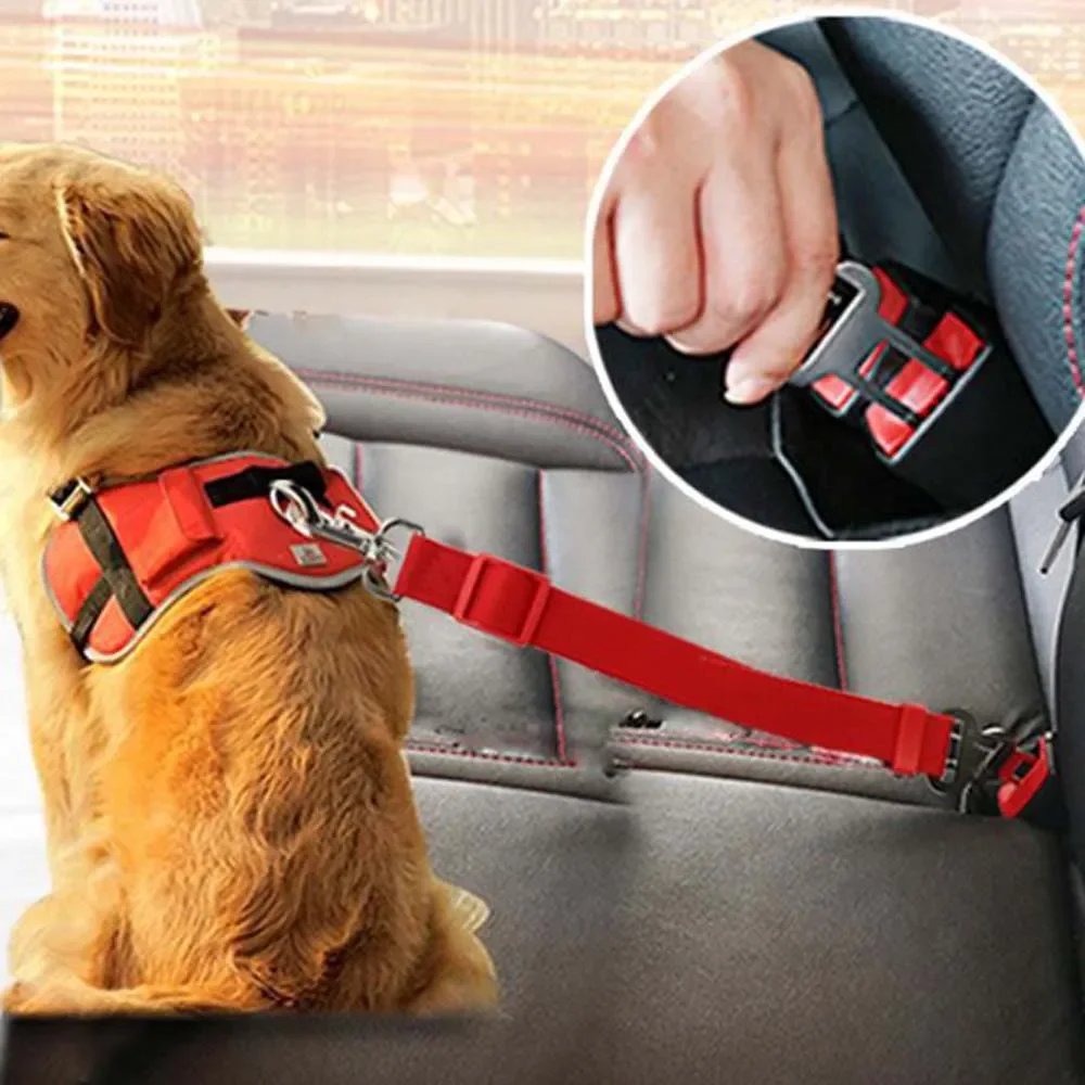 Adjustable Dog Seatbelt for Small & Medium Dogs