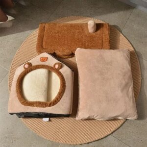 Cozy Cave Bed for Cats & Small Dogs - Image 4