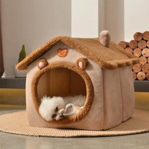 Cozy Cave Bed for Cats & Small Dogs - Image 5