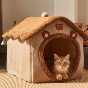 Cozy Cave Bed for Cats & Small Dogs - Image 6